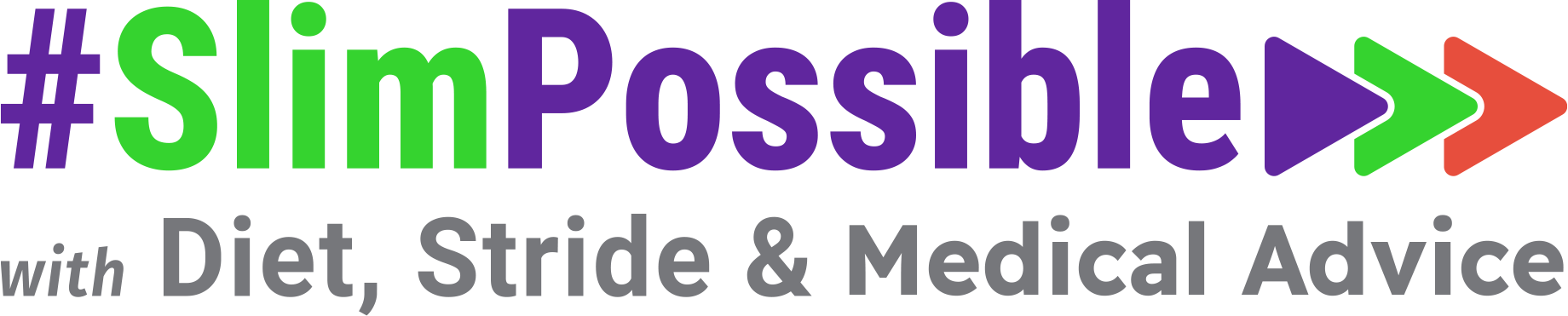 #SlimPossible — with Diet, Stride & Medical Advice